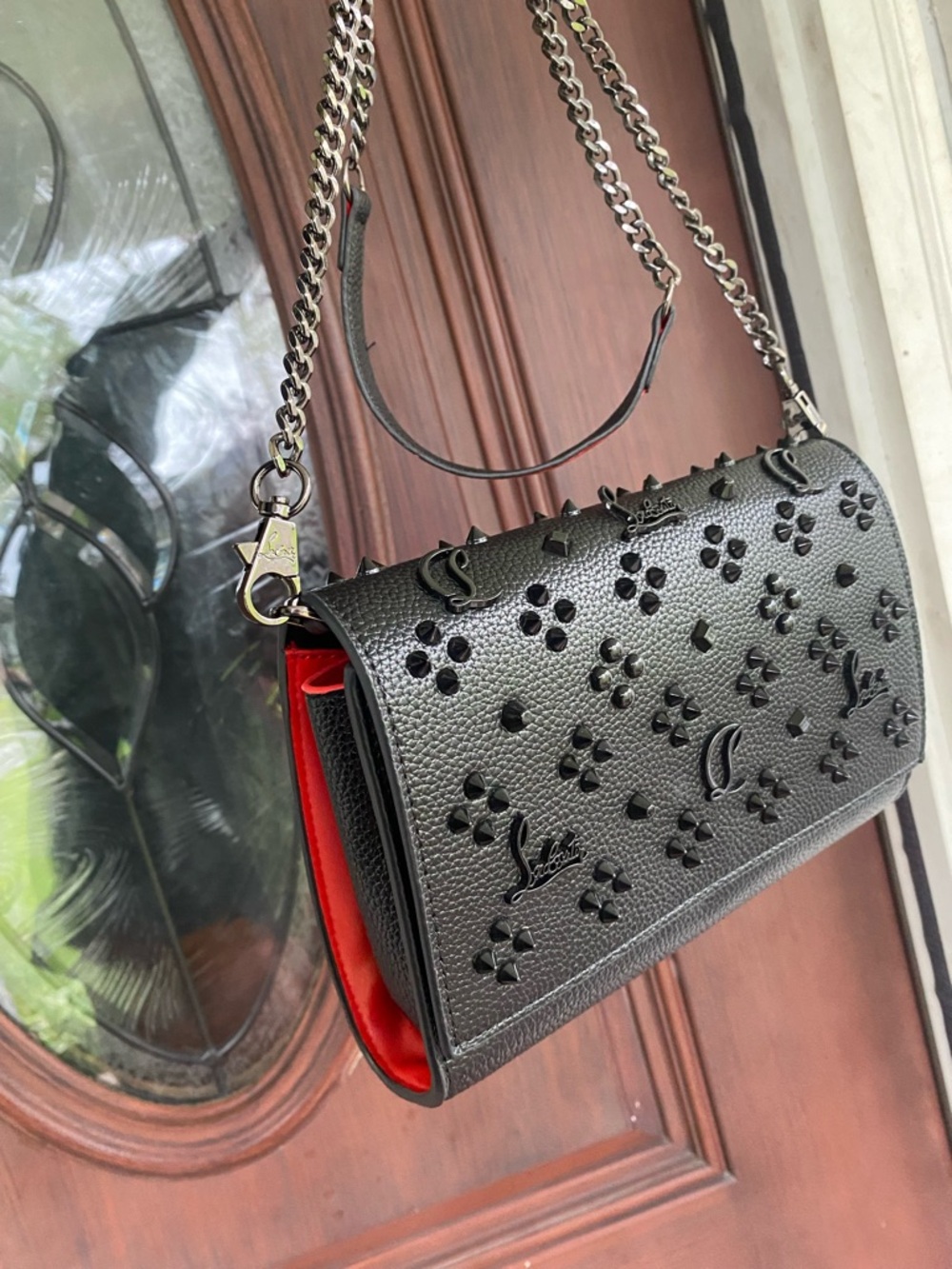Black & Red Clutch/Crossbody